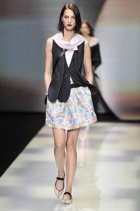 Milan Fashion Week, Women Spring Summer 2016. Milano, Moda Donna, Primavera Estate 2016. EMPORIO ARMANI catwalk Pictured:models  RiccardoxGiordano Fotosicki