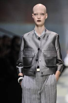 Milan Fashion Week, Women Spring Summer 2016. Milano, Moda Donna, Primavera Estate 2016. EMPORIO ARMANI catwalk Pictured:models  RiccardoxGiordano Fotosicki