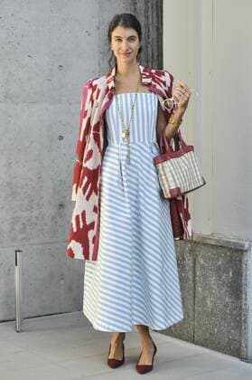 Milan Fashion Week, Women Spring Summer 2016. Milano, Moda Donna, Primavera Estate 2016. EMPORIO ARMANI arrivals Pictured: Marta Ferri  RiccardoxGiordano Fotosicki