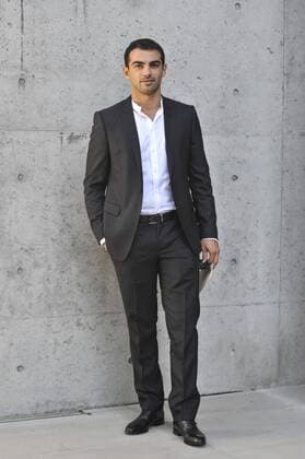 Milan Fashion Week, Women Spring Summer 2016. Milano, Moda Donna, Primavera Estate 2016. EMPORIO ARMANI arrivals Pictured: Primo Reggiani  RiccardoxGiordano Fotosicki