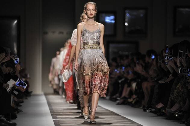 Milan Fashion Week, Women Spring Summer 2016. Milano, Moda Donna, Primavera Estate 2016. ETRO catwalk Pictured: models  RiccardoxGiordano Fotosicki