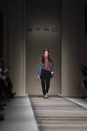 Milan Fashion Week, Women Spring Summer 2016. Milano, Moda Donna, Primavera Estate 2016. ETRO catwalk Pictured: models  RiccardoxGiordano Fotosicki