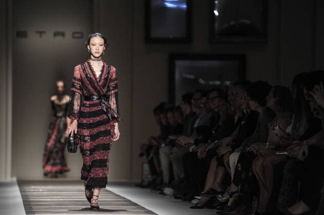 Milan Fashion Week, Women Spring Summer 2016. Milano, Moda Donna, Primavera Estate 2016. ETRO catwalk Pictured: models  RiccardoxGiordano Fotosicki
