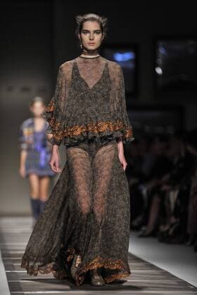 Milan Fashion Week, Women Spring Summer 2016. Milano, Moda Donna, Primavera Estate 2016. ETRO catwalk Pictured: models  RiccardoxGiordano Fotosicki