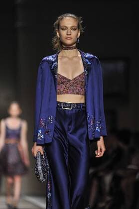 Milan Fashion Week, Women Spring Summer 2016. Milano, Moda Donna, Primavera Estate 2016. ETRO catwalk Pictured: models  RiccardoxGiordano Fotosicki