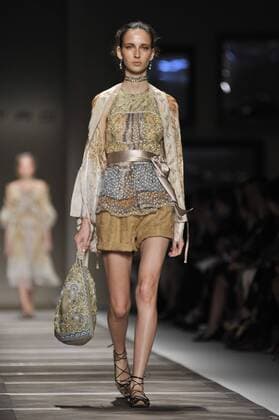 Milan Fashion Week, Women Spring Summer 2016. Milano, Moda Donna, Primavera Estate 2016. ETRO catwalk Pictured: models  RiccardoxGiordano Fotosicki
