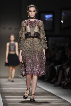 Milan Fashion Week, Women Spring Summer 2016. Milano, Moda Donna, Primavera Estate 2016. ETRO catwalk Pictured: models  RiccardoxGiordano Fotosicki