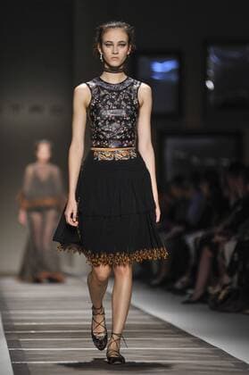 Milan Fashion Week, Women Spring Summer 2016. Milano, Moda Donna, Primavera Estate 2016. ETRO catwalk Pictured: models  RiccardoxGiordano Fotosicki
