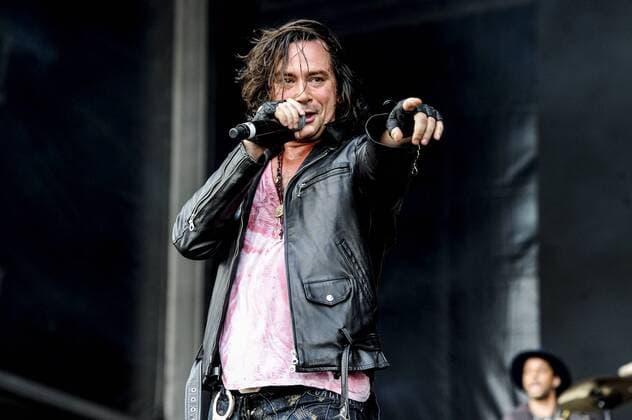 RIO DE JANEIRO, Brazil - 09 25 2015: ROCK IN RIO 2015 - The band TERROR CLASSIC performs at Sunset Stage on five days of the festival, during Rock in Rio 2015.  MarceloxCortes