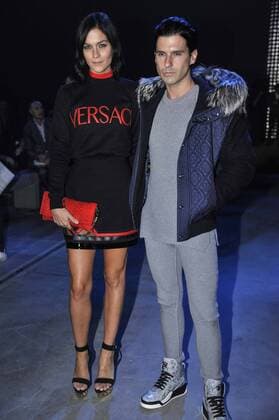 Milan Fashion Week, Women Spring Summer 2016. Milano, Moda Donna, Primavera Estate 2016. VERSACE arrivals Pictured: Leigh Lezark  RiccardoxGiordanox Fotosicki