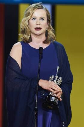Sept. 25, 2015 - San Sebastian, Euskadi, Spain - Emily Watson receives the Donosti Lifetime Achievement Award at the Kursaal Palace during the 63rdSan Sebastian International Film Festival on September 25, 2015 in San Sebastian, Spain. San Sebastian Spain  - ZUMAg15_