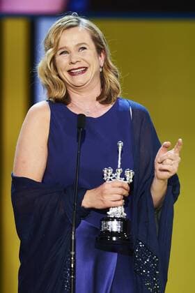 Sept. 25, 2015 - San Sebastian, Euskadi, Spain - Emily Watson receives the Donosti Lifetime Achievement Award at the Kursaal Palace during the 63rdSan Sebastian International Film Festival on September 25, 2015 in San Sebastian, Spain. San Sebastian Spain  - ZUMAg15_