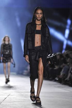 Milan Fashion Week, Women Spring Summer 2016. Milano, Moda Donna, Primavera Estate 2016. VERSACE catwalk Pictured: Models  RiccardoxGiordanox Fotosicki