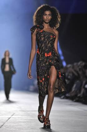 Milan Fashion Week, Women Spring Summer 2016. Milano, Moda Donna, Primavera Estate 2016. VERSACE catwalk Pictured: Models  RiccardoxGiordanox Fotosicki