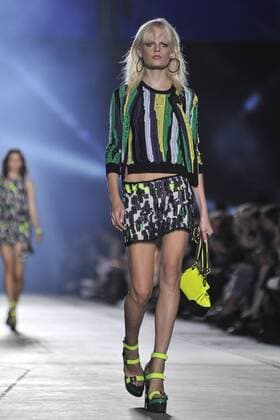Milan Fashion Week, Women Spring Summer 2016. Milano, Moda Donna, Primavera Estate 2016. VERSACE catwalk Pictured: Models  RiccardoxGiordanox Fotosicki