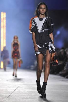 Milan Fashion Week, Women Spring Summer 2016. Milano, Moda Donna, Primavera Estate 2016. VERSACE catwalk Pictured: Models  RiccardoxGiordanox Fotosicki