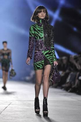 Milan Fashion Week, Women Spring Summer 2016. Milano, Moda Donna, Primavera Estate 2016. VERSACE catwalk Pictured: Models  RiccardoxGiordanox Fotosicki
