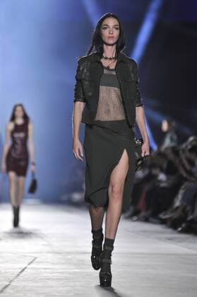 Milan Fashion Week, Women Spring Summer 2016. Milano, Moda Donna, Primavera Estate 2016. VERSACE catwalk Pictured: Models  RiccardoxGiordanox Fotosicki