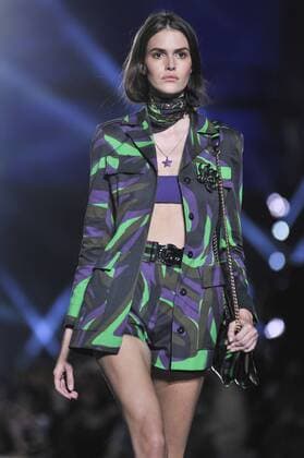 Milan Fashion Week, Women Spring Summer 2016. Milano, Moda Donna, Primavera Estate 2016. VERSACE catwalk Pictured: Models  RiccardoxGiordanox Fotosicki