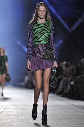 Milan Fashion Week, Women Spring Summer 2016. Milano, Moda Donna, Primavera Estate 2016. VERSACE catwalk Pictured: Models  RiccardoxGiordanox Fotosicki