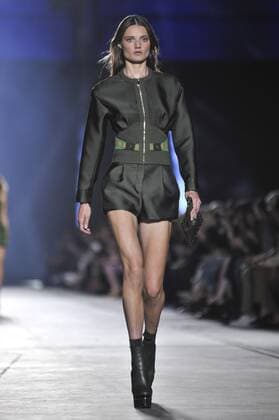 Milan Fashion Week, Women Spring Summer 2016. Milano, Moda Donna, Primavera Estate 2016. VERSACE catwalk Pictured: Models  RiccardoxGiordanox Fotosicki