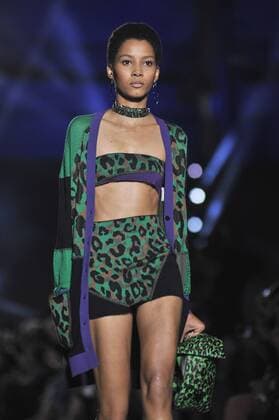 Milan Fashion Week, Women Spring Summer 2016. Milano, Moda Donna, Primavera Estate 2016. VERSACE catwalk Pictured: Models  RiccardoxGiordanox Fotosicki