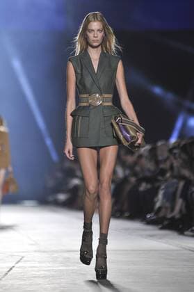Milan Fashion Week, Women Spring Summer 2016. Milano, Moda Donna, Primavera Estate 2016. VERSACE catwalk Pictured: Models  RiccardoxGiordanox Fotosicki