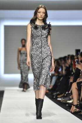 Milan Fashion Week, Women Spring Summer 2016. ERMANNO SCERVINO catwalk Pictured: Models  RiccardoxGiordanox Fotosicki