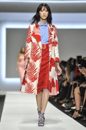 Milan Fashion Week, Women Spring Summer 2016. ERMANNO SCERVINO catwalk Pictured: Models  RiccardoxGiordanox Fotosicki
