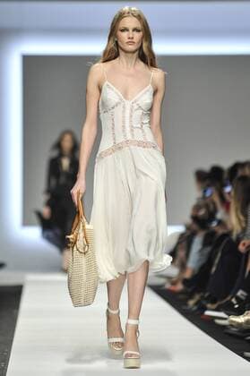 Milan Fashion Week, Women Spring Summer 2016. ERMANNO SCERVINO catwalk Pictured: Models  RiccardoxGiordanox Fotosicki