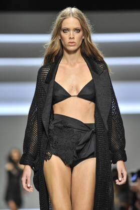 Milan Fashion Week, Women Spring Summer 2016. ERMANNO SCERVINO catwalk Pictured: Models  RiccardoxGiordanox Fotosicki