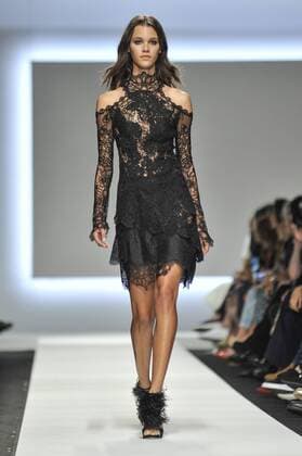 Milan Fashion Week, Women Spring Summer 2016. ERMANNO SCERVINO catwalk Pictured: Models  RiccardoxGiordanox Fotosicki