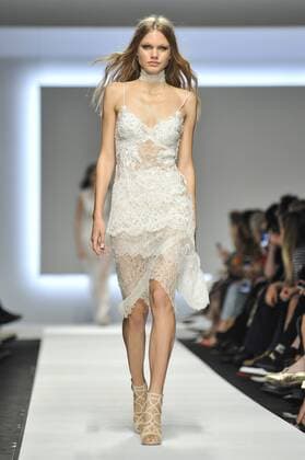 Milan Fashion Week, Women Spring Summer 2016. ERMANNO SCERVINO catwalk Pictured: Models  RiccardoxGiordanox Fotosicki