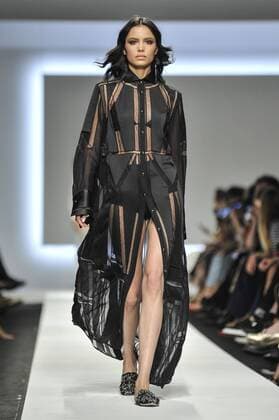 Milan Fashion Week, Women Spring Summer 2016. ERMANNO SCERVINO catwalk Pictured: Models  RiccardoxGiordanox Fotosicki