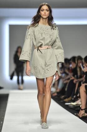 Milan Fashion Week, Women Spring Summer 2016. ERMANNO SCERVINO catwalk Pictured: Models  RiccardoxGiordanox Fotosicki