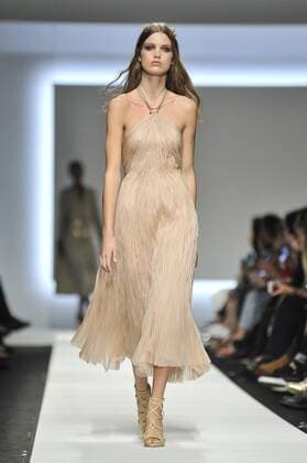 Milan Fashion Week, Women Spring Summer 2016. ERMANNO SCERVINO catwalk Pictured: Models  RiccardoxGiordanox Fotosicki