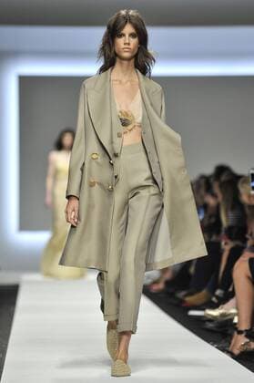 Milan Fashion Week, Women Spring Summer 2016. ERMANNO SCERVINO catwalk Pictured: Models  RiccardoxGiordanox Fotosicki