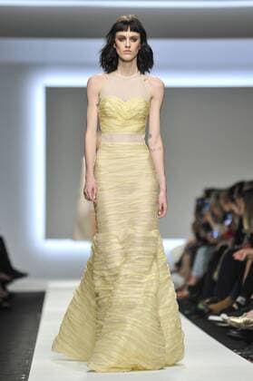 Milan Fashion Week, Women Spring Summer 2016. ERMANNO SCERVINO catwalk Pictured: Models  RiccardoxGiordanox Fotosicki
