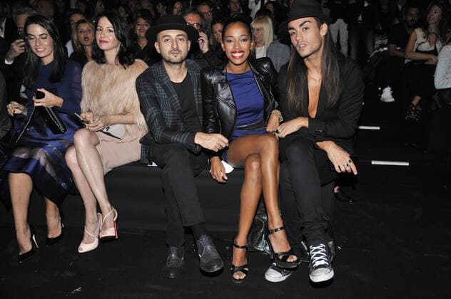 Milan Fashion Week, Women Spring Summer 2016. Elisabetta Franchi front row Pictured: Vhelade  RiccardoxGiordanox Fotosicki