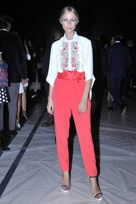 Milan Fashion Week, Women Spring Summer 2016. Elisabetta Franchi front row Pictured:  RiccardoxGiordanox Fotosicki