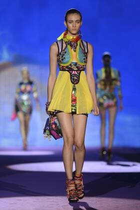 Milan Fashion Week, Women Spring Summer 2016. DSQUARED catwalk Pictured: Models  RiccardoxGiordanox Fotosicki