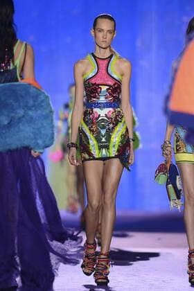 Milan Fashion Week, Women Spring Summer 2016. DSQUARED catwalk Pictured: Models  RiccardoxGiordanox Fotosicki