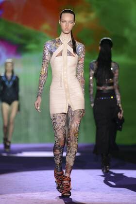 Milan Fashion Week, Women Spring Summer 2016. DSQUARED catwalk Pictured: Models  RiccardoxGiordanox Fotosicki