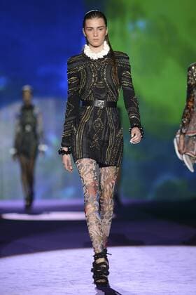 Milan Fashion Week, Women Spring Summer 2016. DSQUARED catwalk Pictured: Models  RiccardoxGiordanox Fotosicki