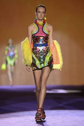 Milan Fashion Week, Women Spring Summer 2016. DSQUARED catwalk Pictured: Models  RiccardoxGiordanox Fotosicki