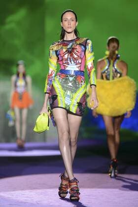 Milan Fashion Week, Women Spring Summer 2016. DSQUARED catwalk Pictured: Models  RiccardoxGiordanox Fotosicki