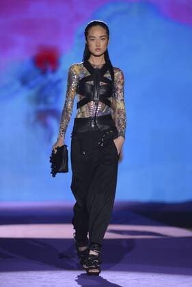 Milan Fashion Week, Women Spring Summer 2016. DSQUARED catwalk Pictured: Models  RiccardoxGiordanox Fotosicki
