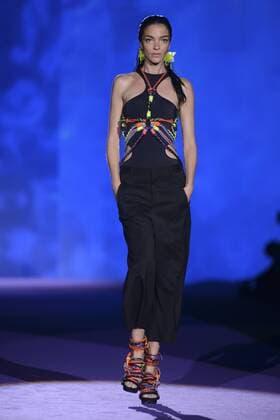 Milan Fashion Week, Women Spring Summer 2016. DSQUARED catwalk Pictured: Models  RiccardoxGiordanox Fotosicki