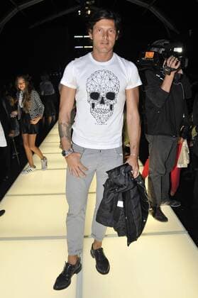 Milan Fashion Week, Women Spring Summer 2016. RICHMOND front row Pictured: Aldo Montano  RiccardoxGiordanox Fotosicki