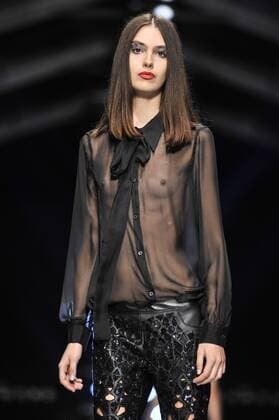 Milan Fashion Week, Women Spring Summer 2016. RICHMOND catwalk Pictured: Models  RiccardoxGiordanox Fotosicki